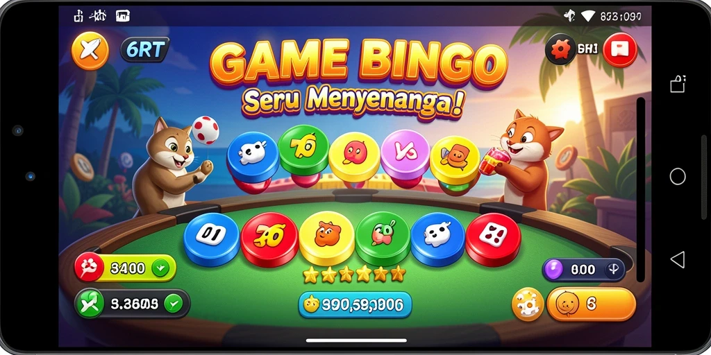 Tampilan gameplay 6RT yang seru dan penuh warna.