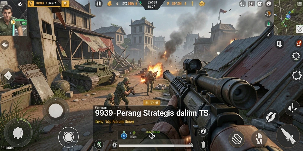 Tampilan gameplay 9939 dengan aksi tembak-menembak seru.