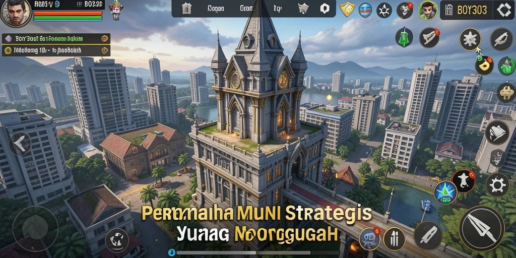 Tangkapan layar gameplay menegangkan dari BOY303 di game Tower Defense.