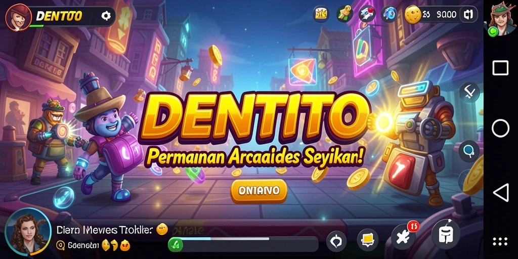 Tangkapan layar DENTOTO menunjukkan gameplay yang menarik dan dinamis.