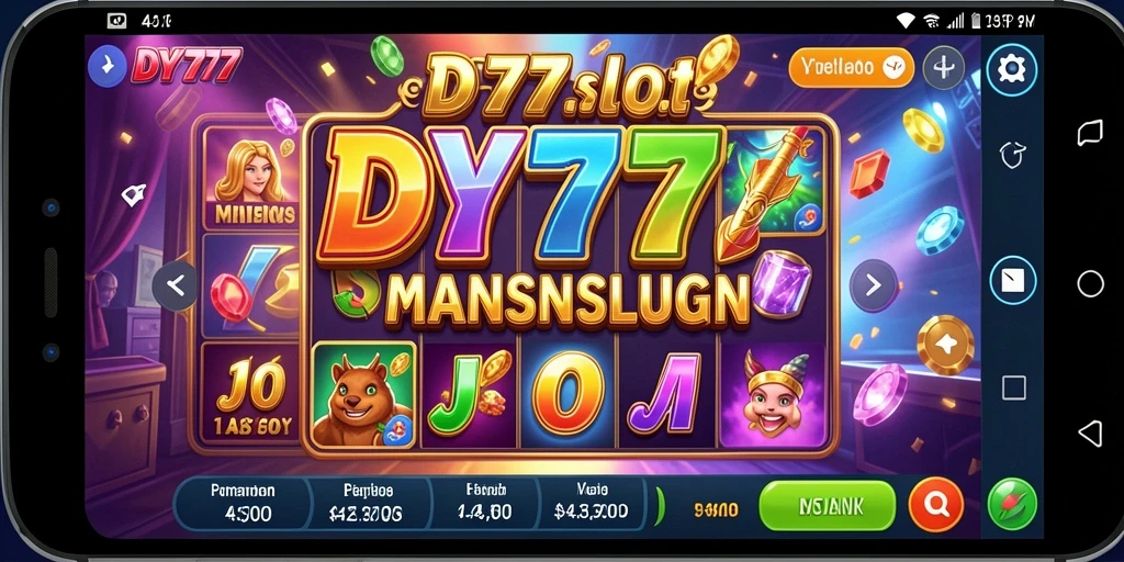 Gameplay DY777 slot menampilkan tema menarik dan potensi kemenangan besar.