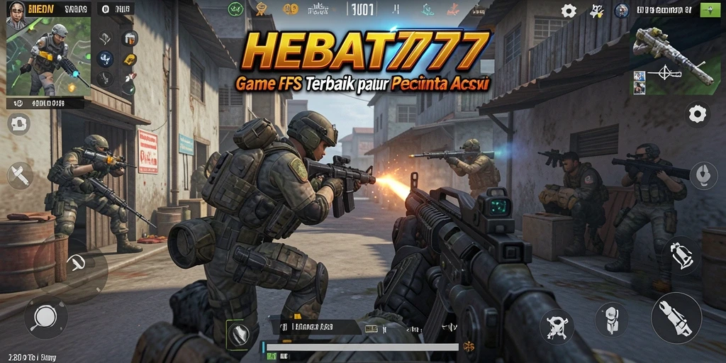 Tampilan gameplay HEBAT777 dengan aksi menegangkan dan grafis menawan.