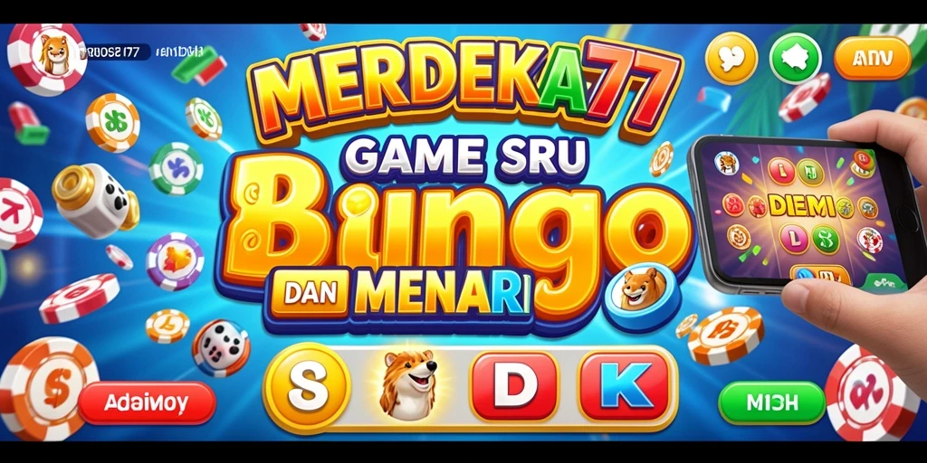 Screenshot gameplay MERDEKA777 yang menunjukkan keseruan Bingo.