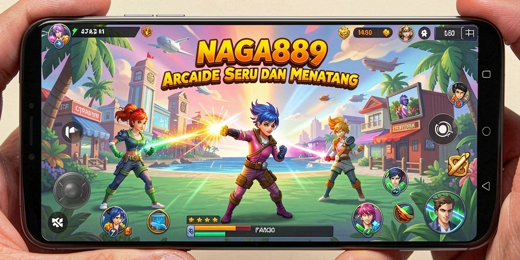 Screenshot NAGA889 menunjukkan gameplay Arcade yang penuh aksi dan tantangan menarik.