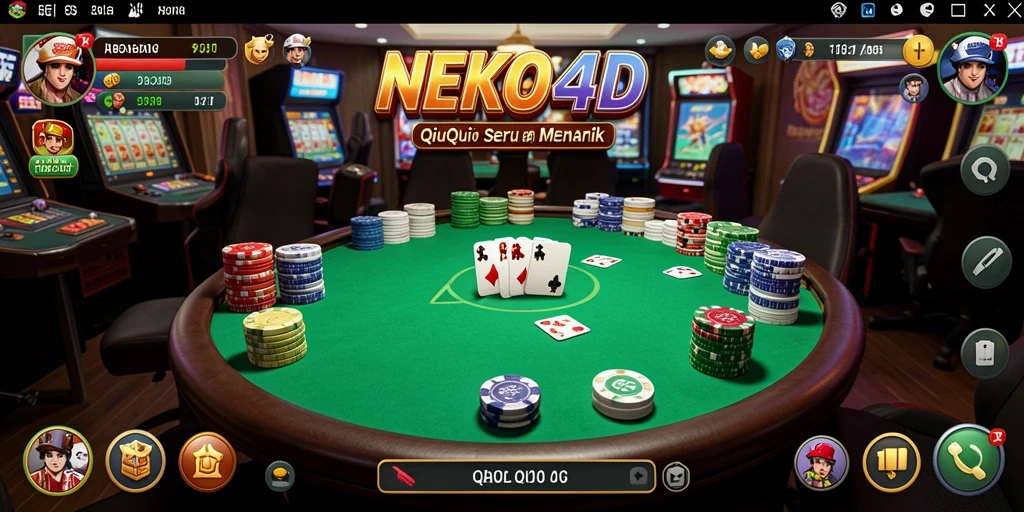 Tampilan gameplay QiuQiu yang seru dan interaktif di NEKO4D.