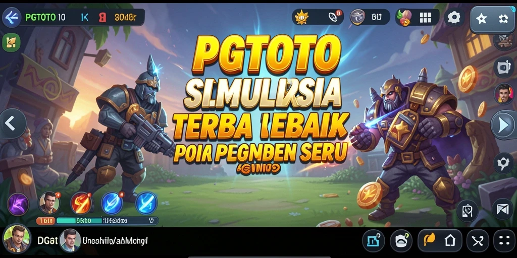 Screenshot PGTOTO menampilkan gameplay yang mendebarkan dan interaksi pemain.