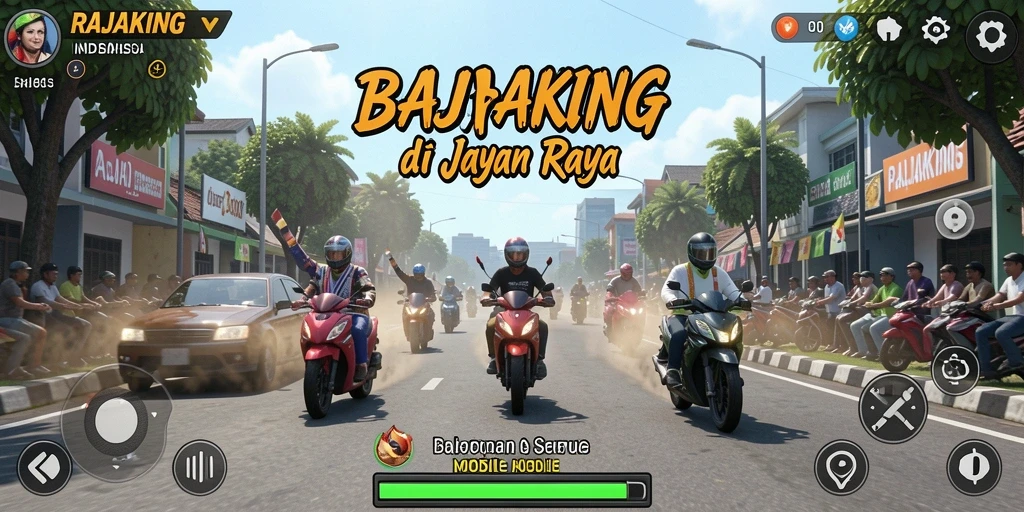 Gameplay seru dalam balapan mobil yang mendebarkan.