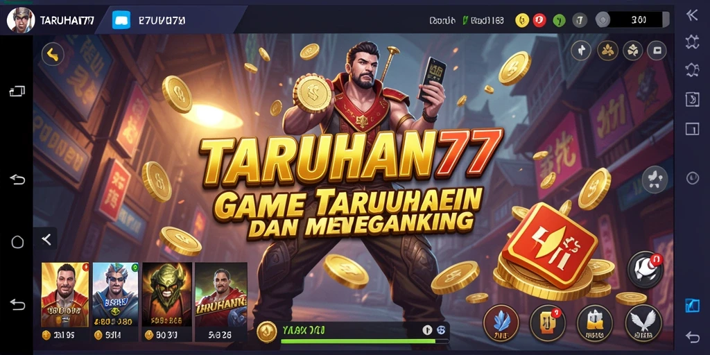 Tampilan menarik dari gameplay seru TARUHAN77.