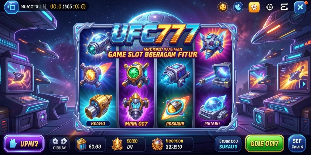 Tampilan gameplay Slot UFO777 yang memukau dan mengasyikkan.